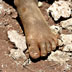 Zambia ten year old´s feet